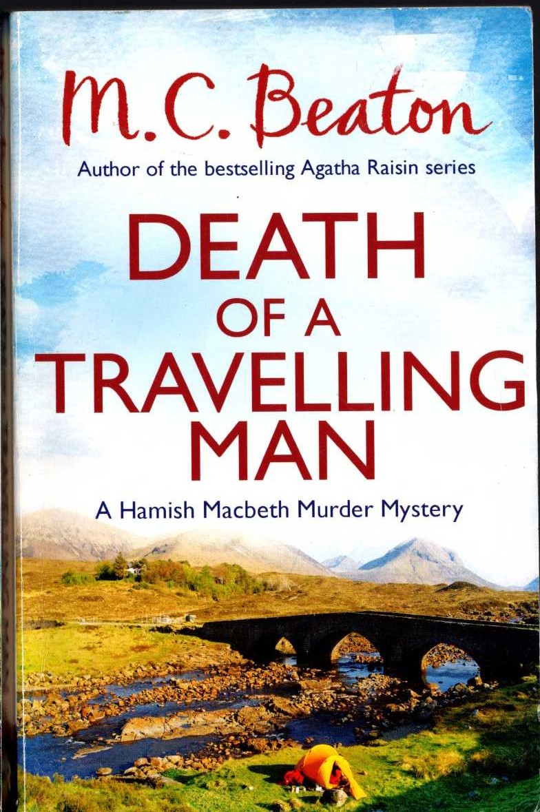 M.C. Beaton  HAMISH MACBETH. Death of a Travelling Man front book cover image