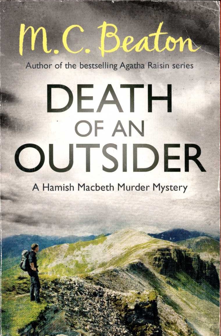 M.C. Beaton  HAMISH MACBETH. Death of an Outsider front book cover image