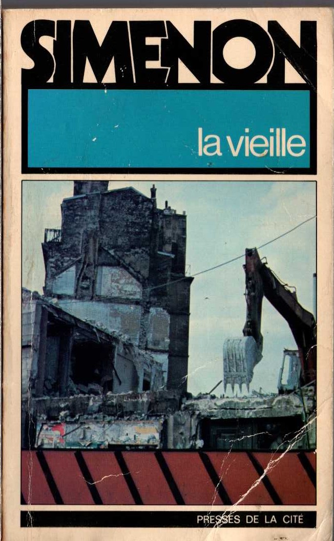 Georges Simenon  LA VIEILLE front book cover image