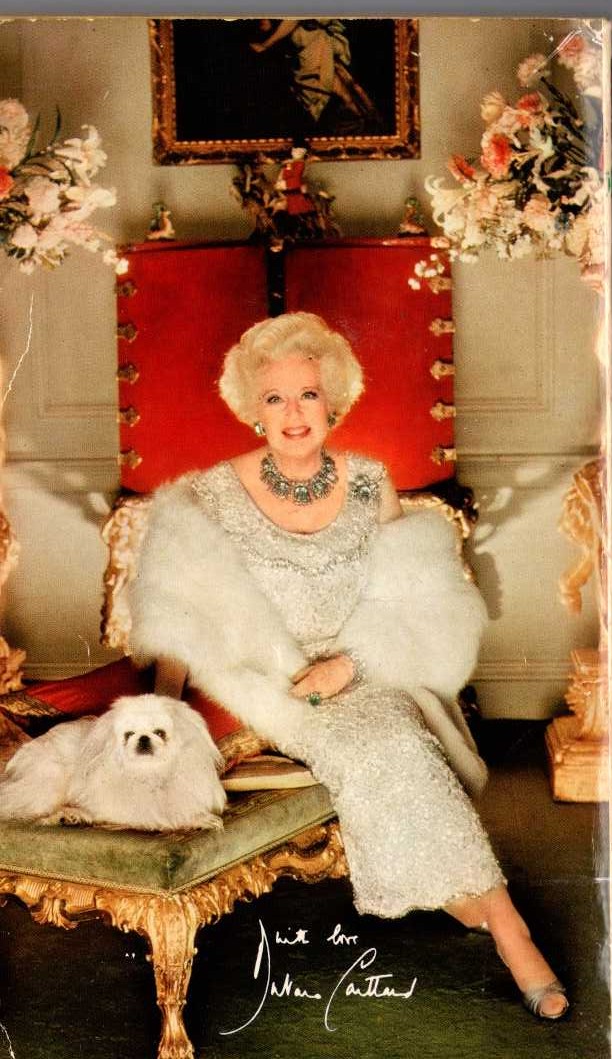 Barbara Cartland  LOVE IN THE DARK magnified rear book cover image