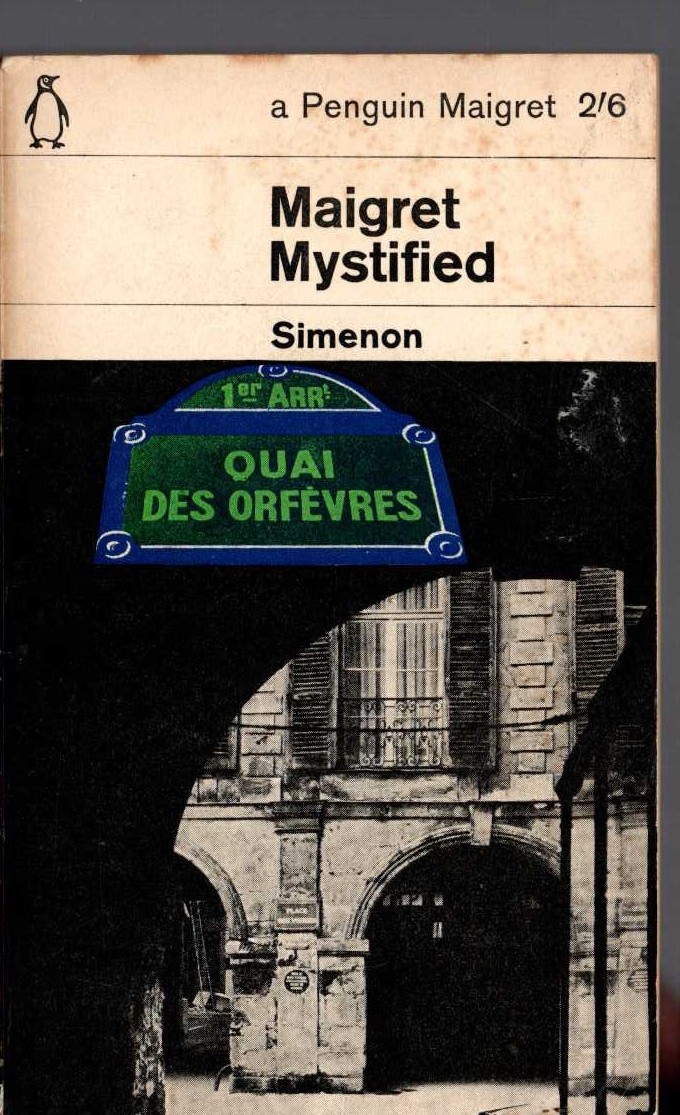 Georges Simenon  MAIGRET MYSTIFIED front book cover image