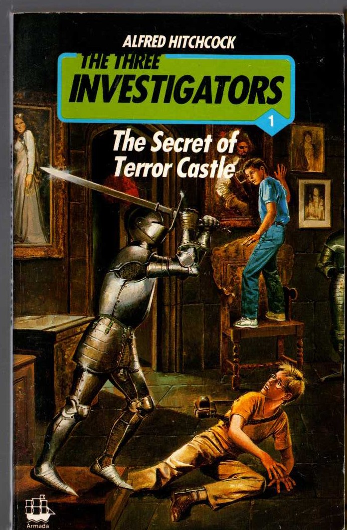 Alfred Hitchcock (introduces_The_Three_Investigators) THE SECRET OF TERROR CASTLE front book cover image