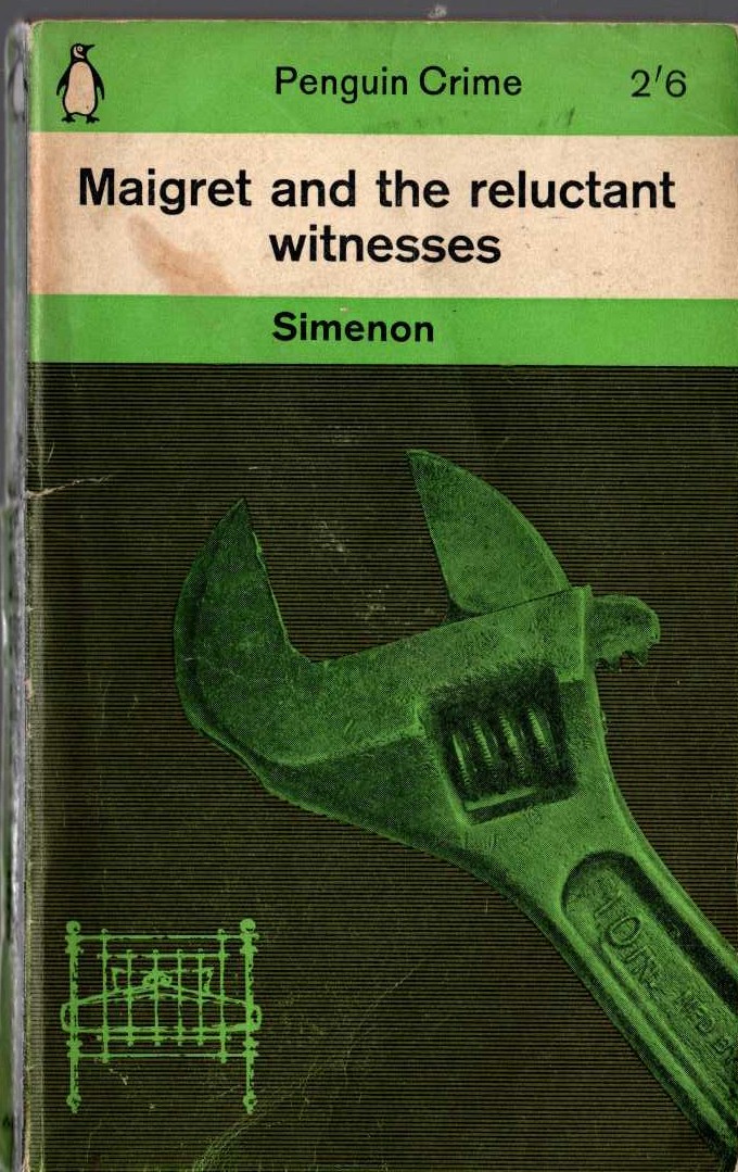 Georges Simenon  MAIGRET AND THE RELUCTANT WITNESSES front book cover image