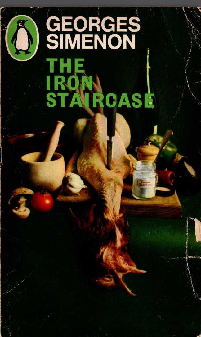 Georges Simenon  THE IRON STAIRCASE front book cover image