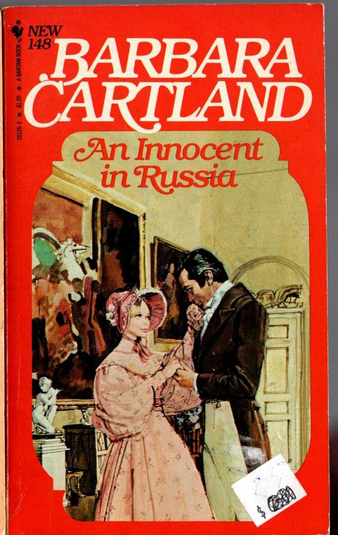 Barbara Cartland  AN INNOCENT IN RUSSIA front book cover image