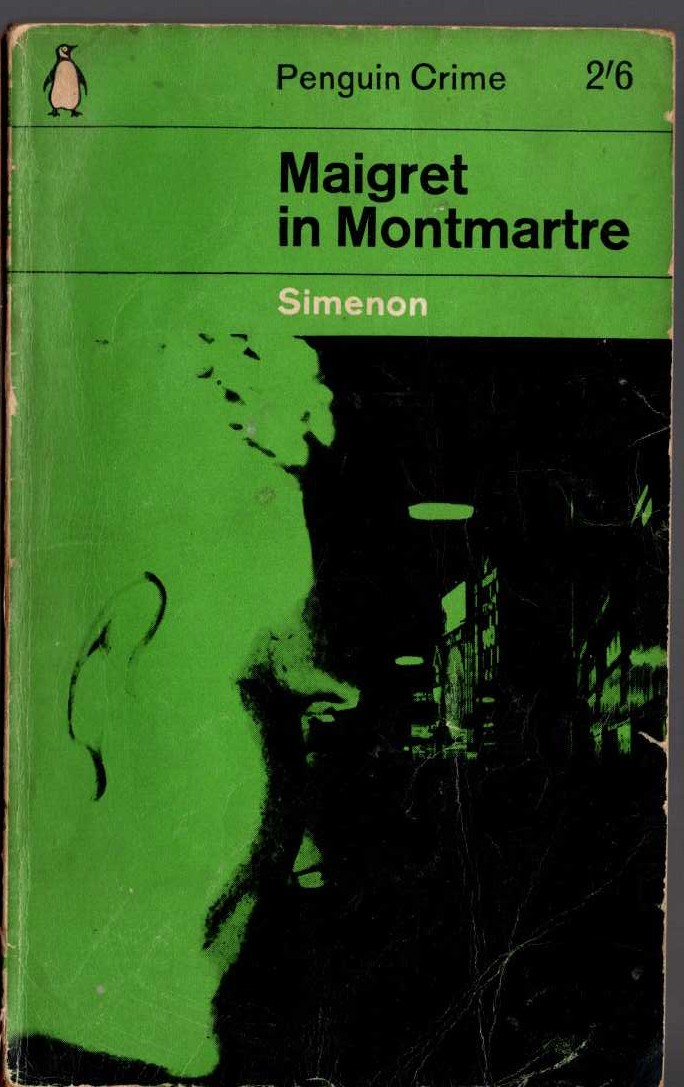 Georges Simenon  MAIGRET IN MONTMARTRE front book cover image