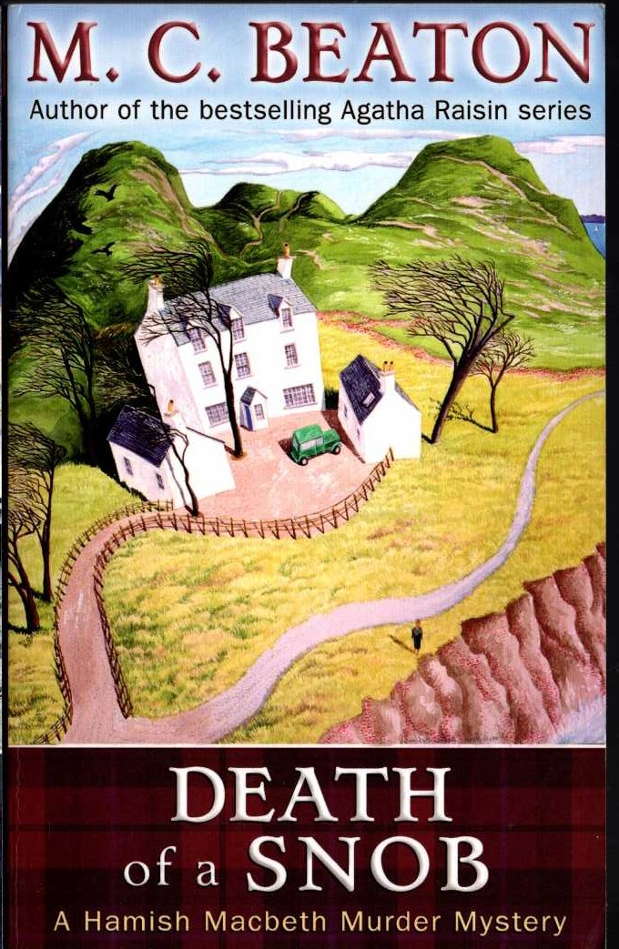 M.C. Beaton  HAMISH MACBETH. Death of a Snob front book cover image