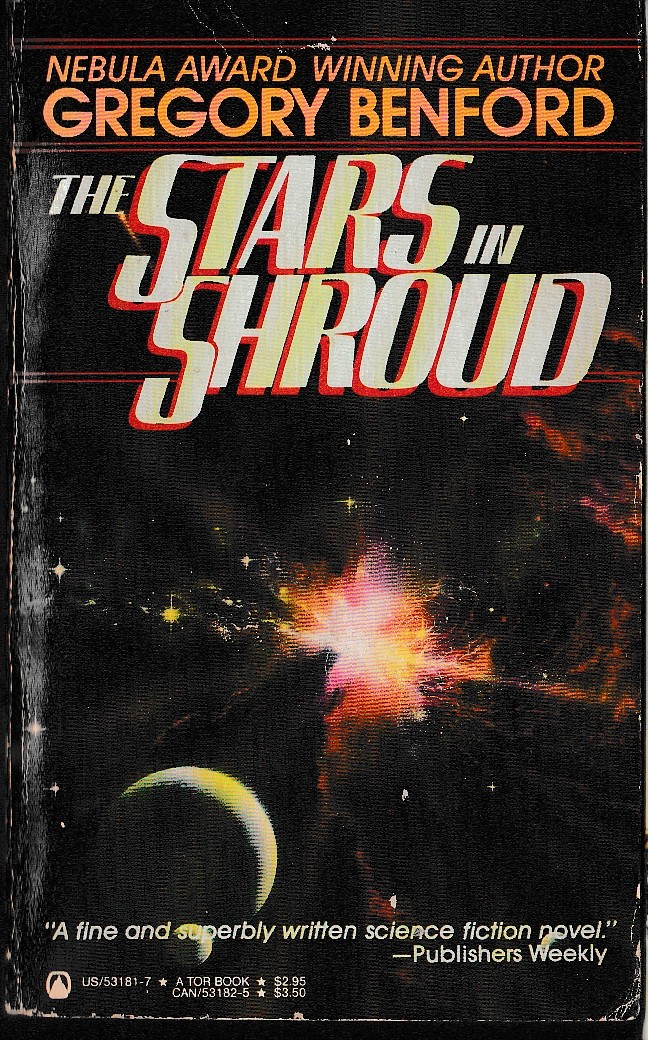 Gregory Benford  THE STARS IN SHROUD front book cover image