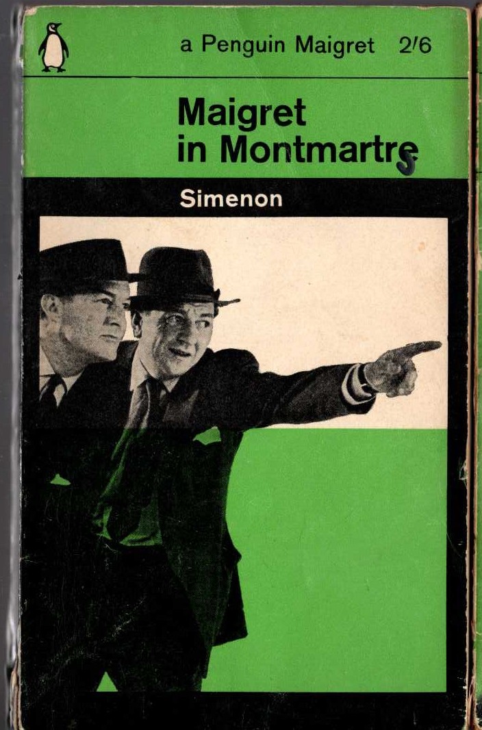 Georges Simenon  MAIGRET IN MONTMARTRE front book cover image