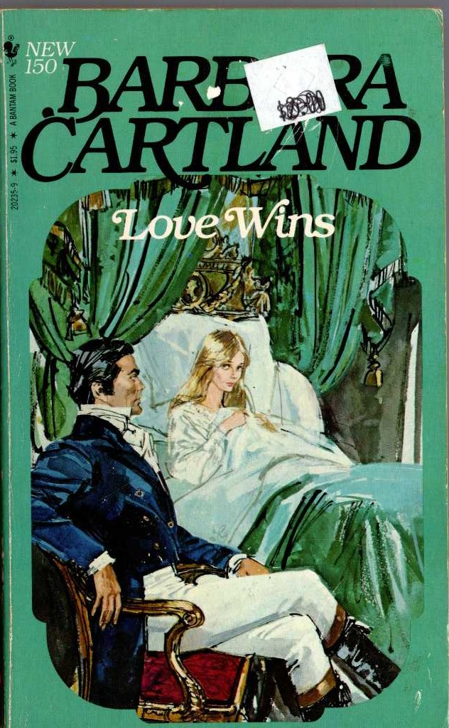 Barbara Cartland  LOVE WINS front book cover image