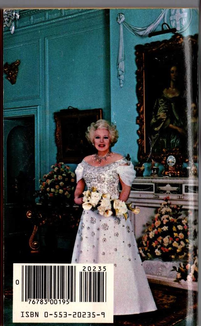 Barbara Cartland  LOVE WINS magnified rear book cover image