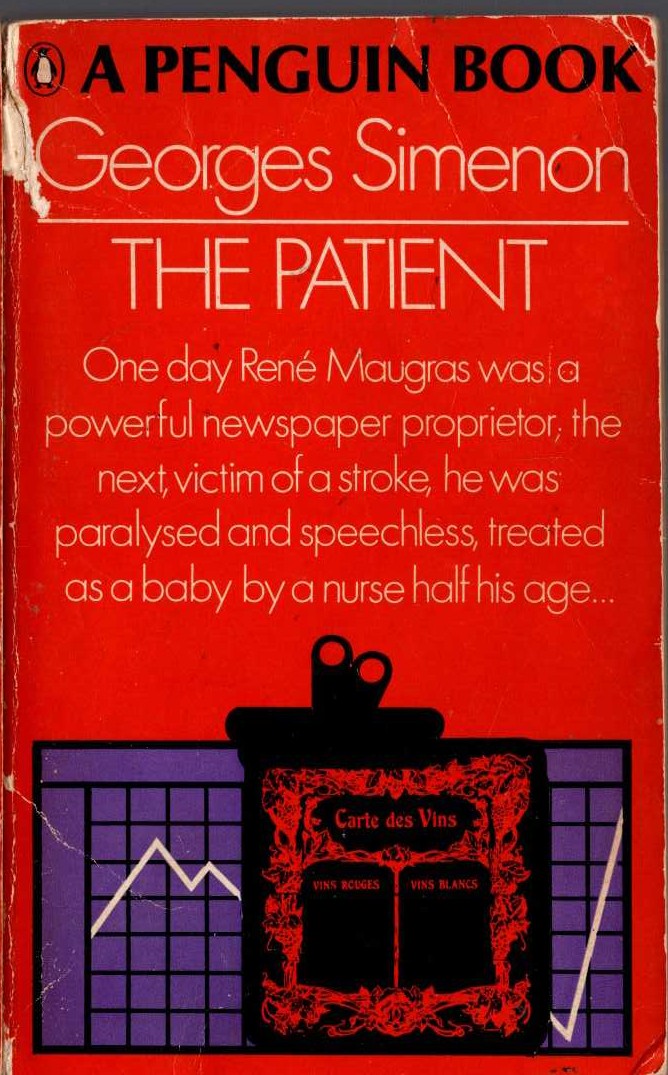 Georges Simenon  THE PATIENT front book cover image