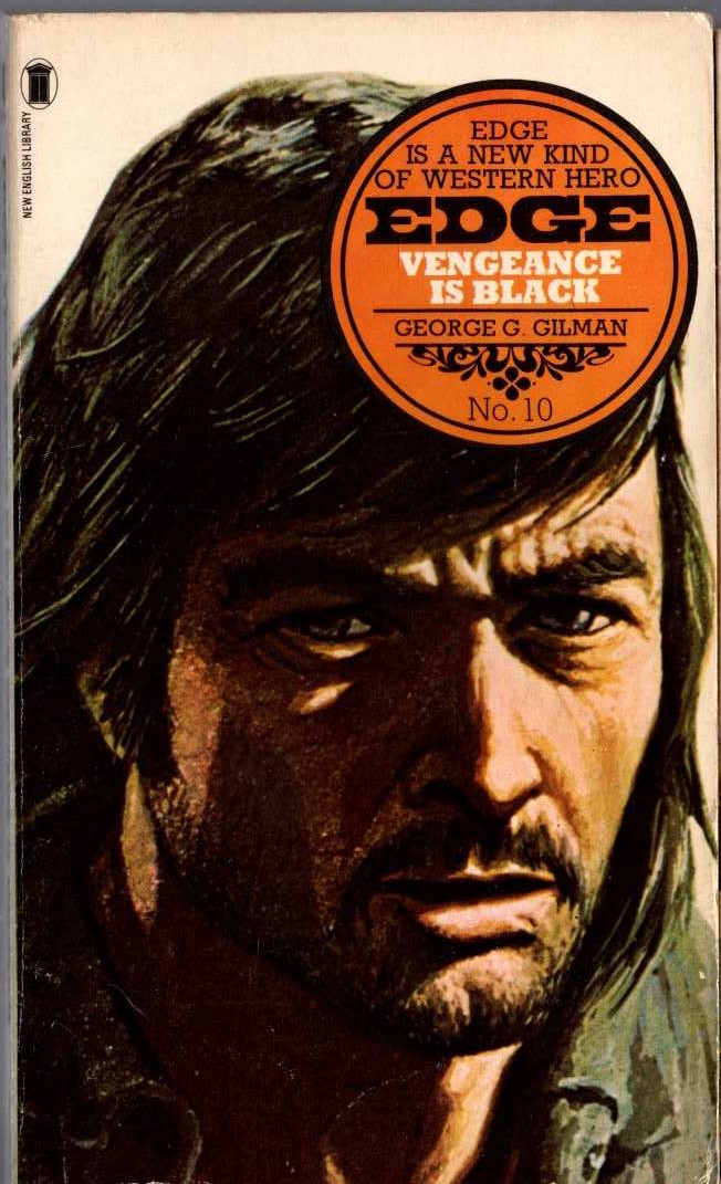George G. Gilman  EDGE 10: VENGEANCE IS BLACK front book cover image