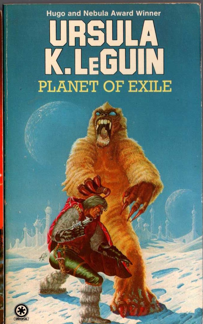 Ursula Le Guin  PLANET OF EXILE front book cover image