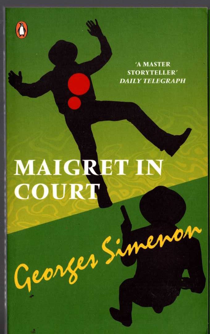 Georges Simenon  MAIGRET IN COURT front book cover image