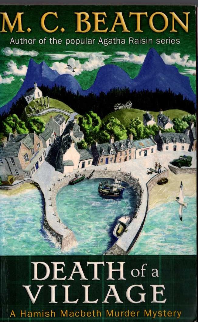 M.C. Beaton  HAMISH MACBETH. Death of Village front book cover image