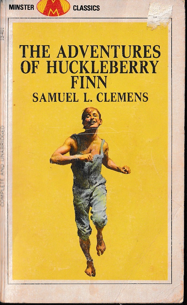 Samuel L. Clemens  THE ADVENTURES OF HUCKLEBERRY FINN front book cover image