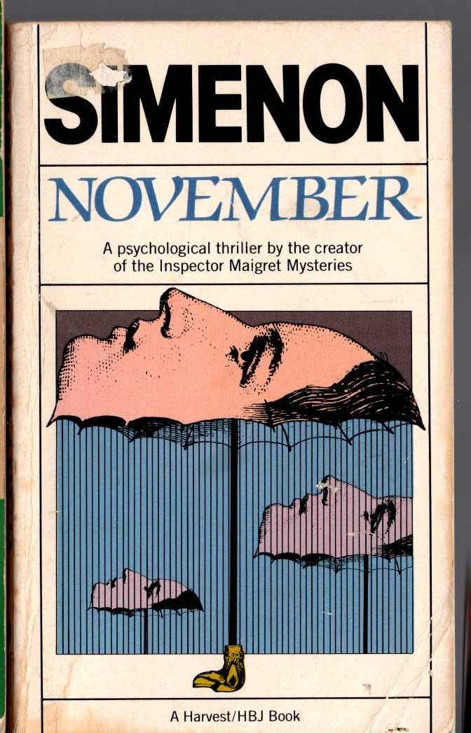Georges Simenon  NOVEMBER front book cover image