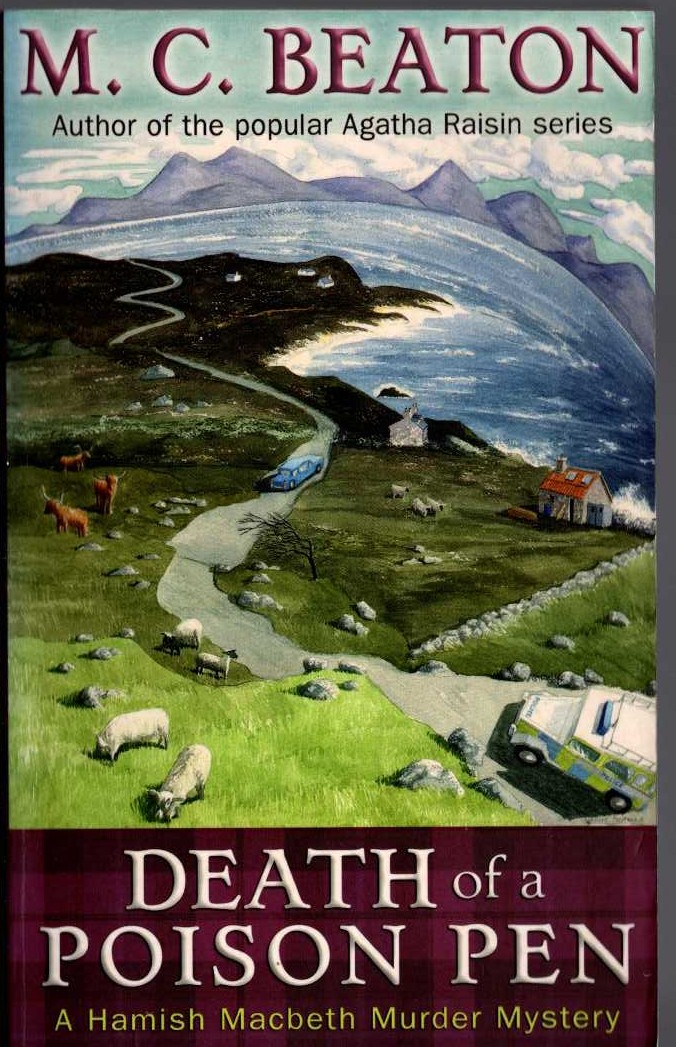 M.C. Beaton  HAMISH MACBETH. Death of a Poison Pen front book cover image