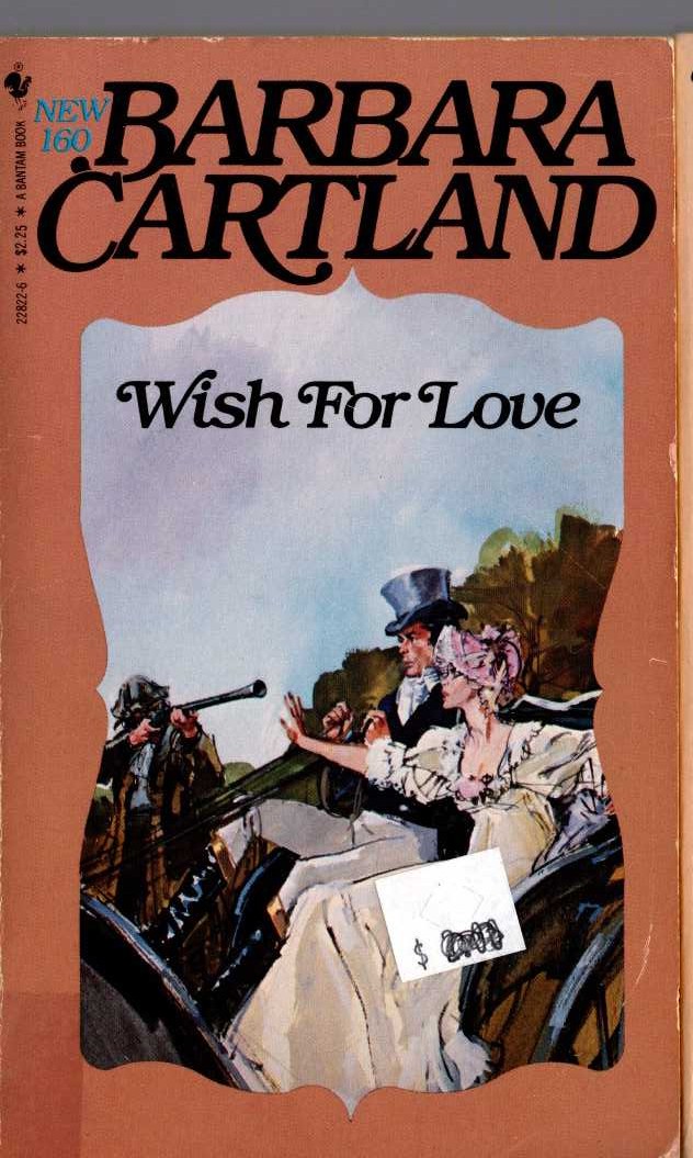 Barbara Cartland  WISH FOR LOVE front book cover image