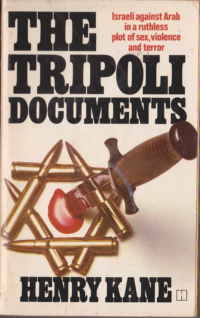 Henry Kane  THE TRIPOLI DOCUMENTS front book cover image