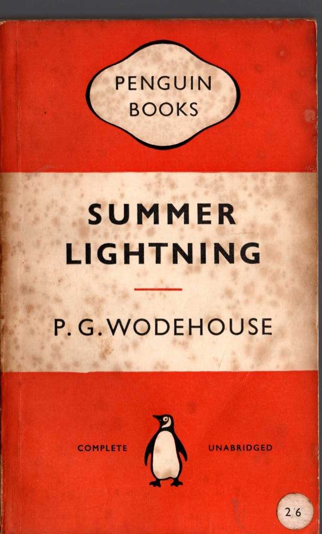 P.G. Wodehouse  SUMMER LIGHNING front book cover image