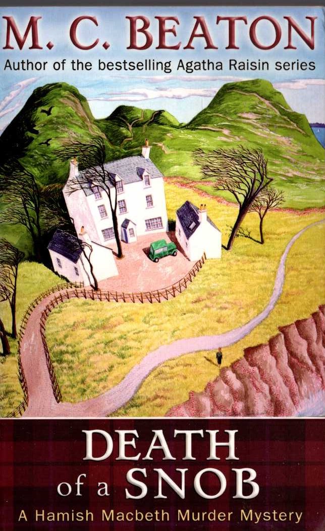 M.C. Beaton  HAMISH MACBETH. Death of a Snob front book cover image