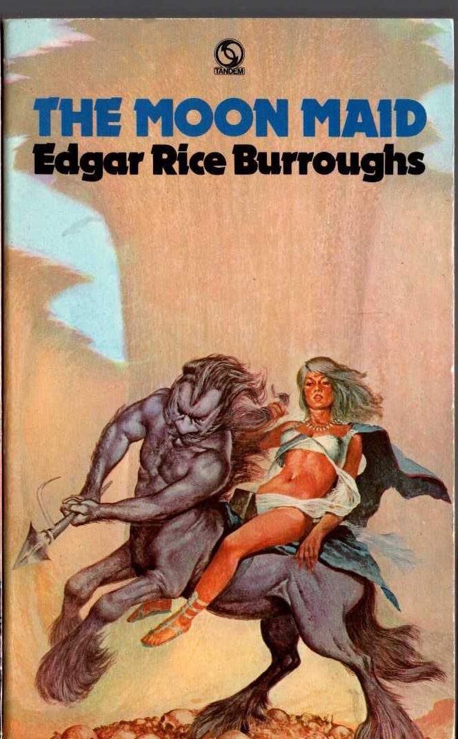 Edgar Rice Burroughs  THE MOON MAID front book cover image