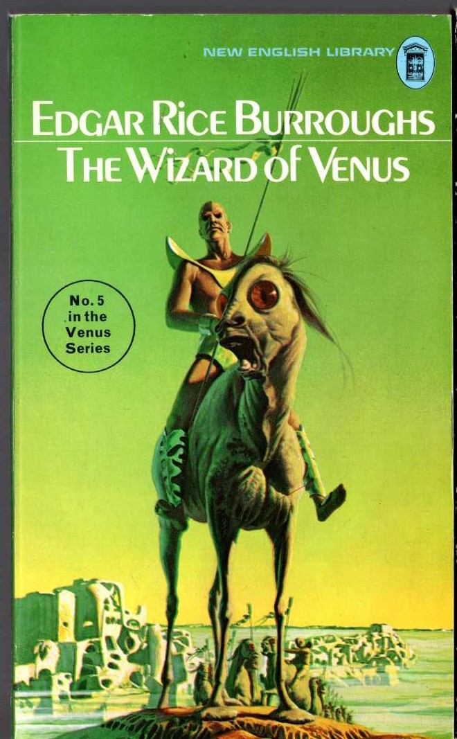 Edgar Rice Burroughs  THE WIZARD OF VENUS front book cover image
