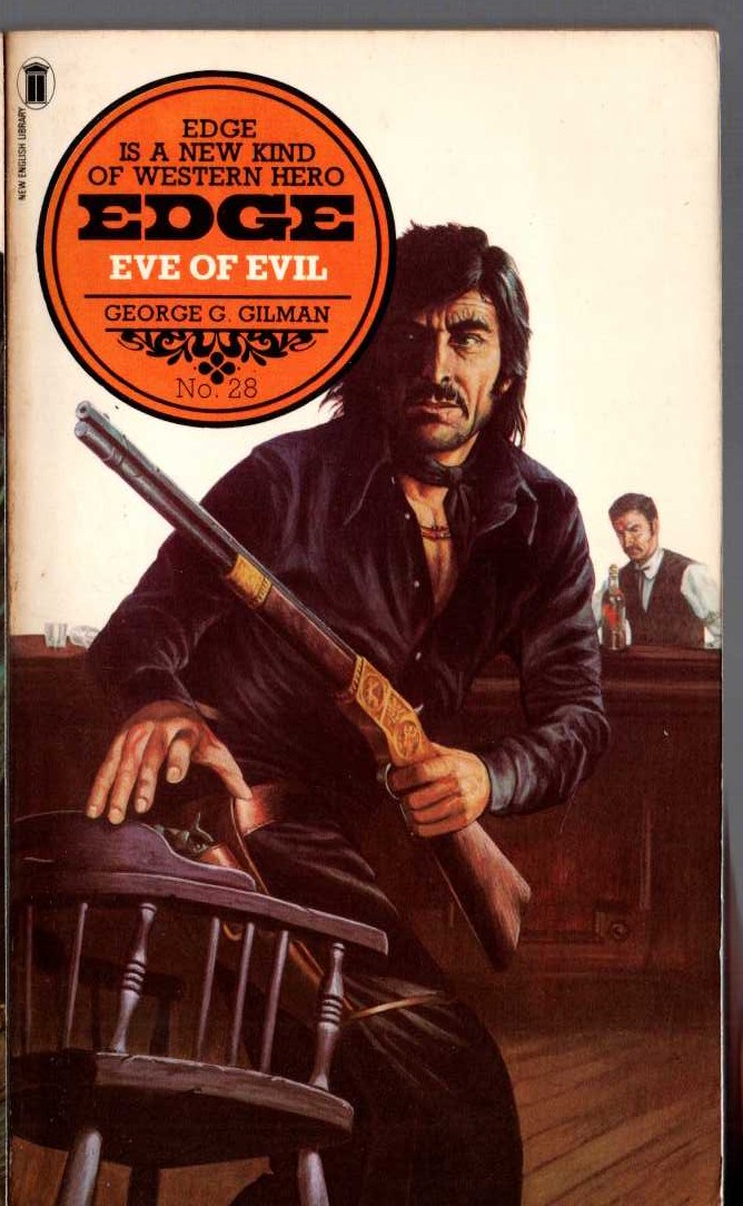 George G. Gilman  EDGE 28: EVE OF EVIL front book cover image