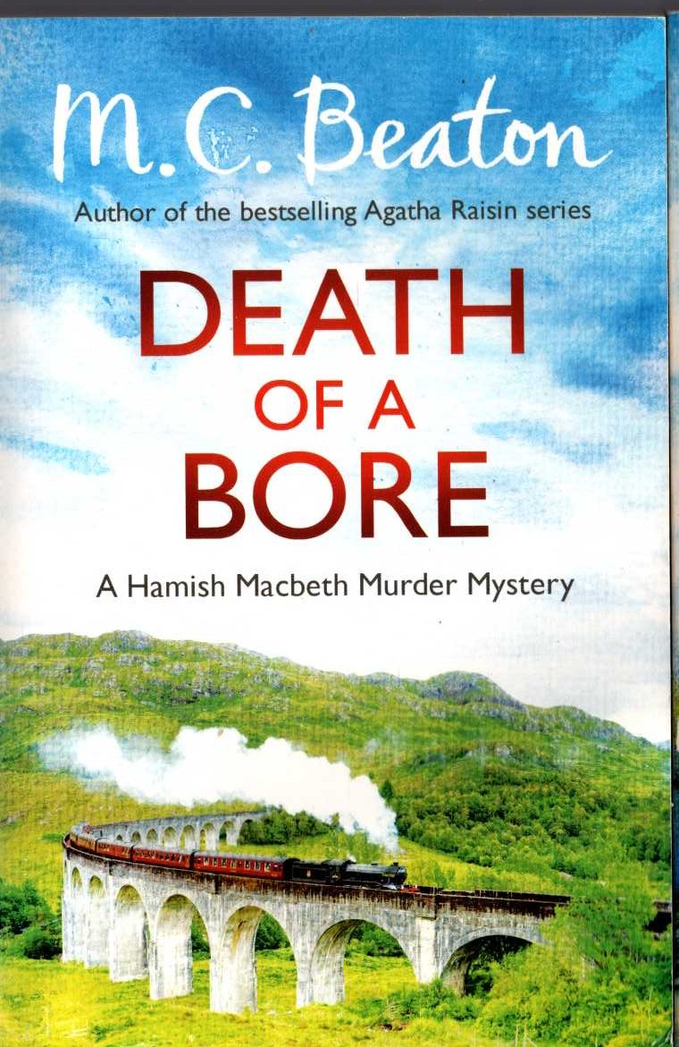 M.C. Beaton  HAMISH MACBETH. Death of a Bore front book cover image