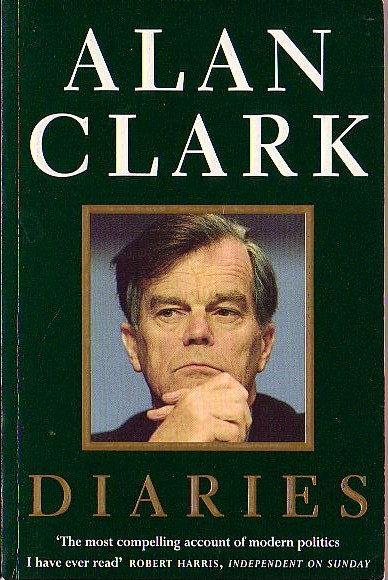Alan Clark  DIARIES front book cover image