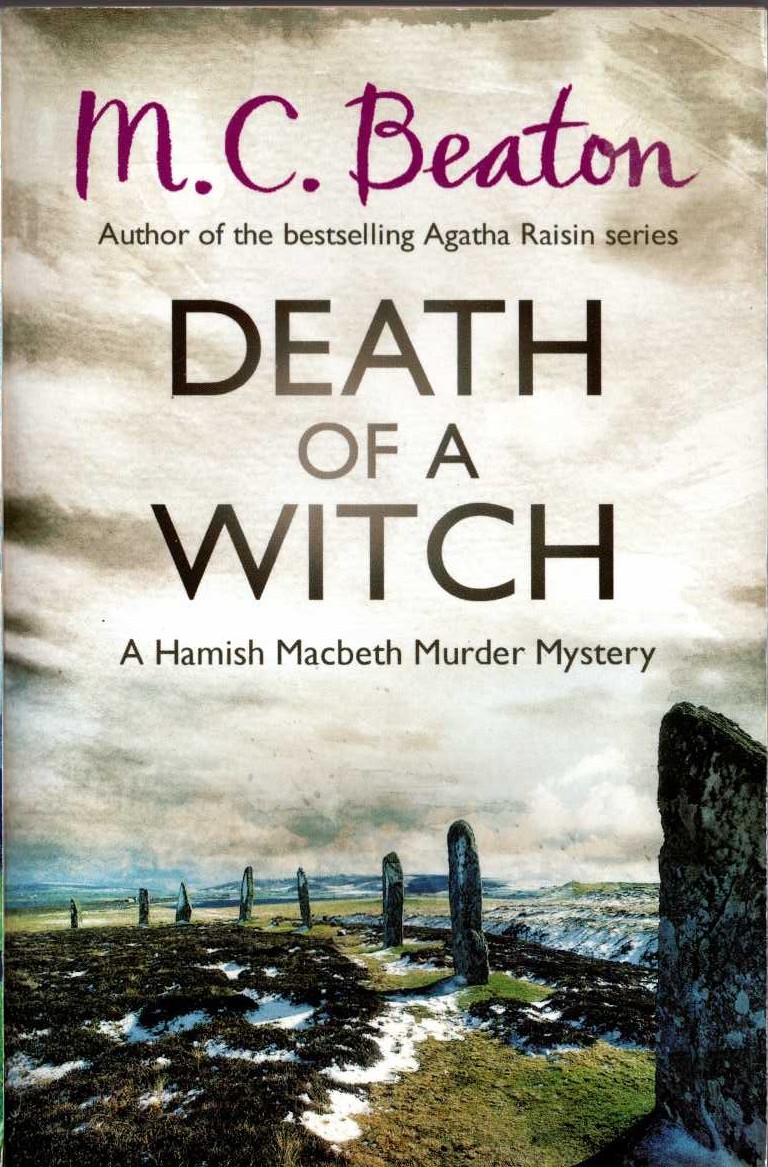 M.C. Beaton  HAMISH MACBETH. Death of a Witch front book cover image