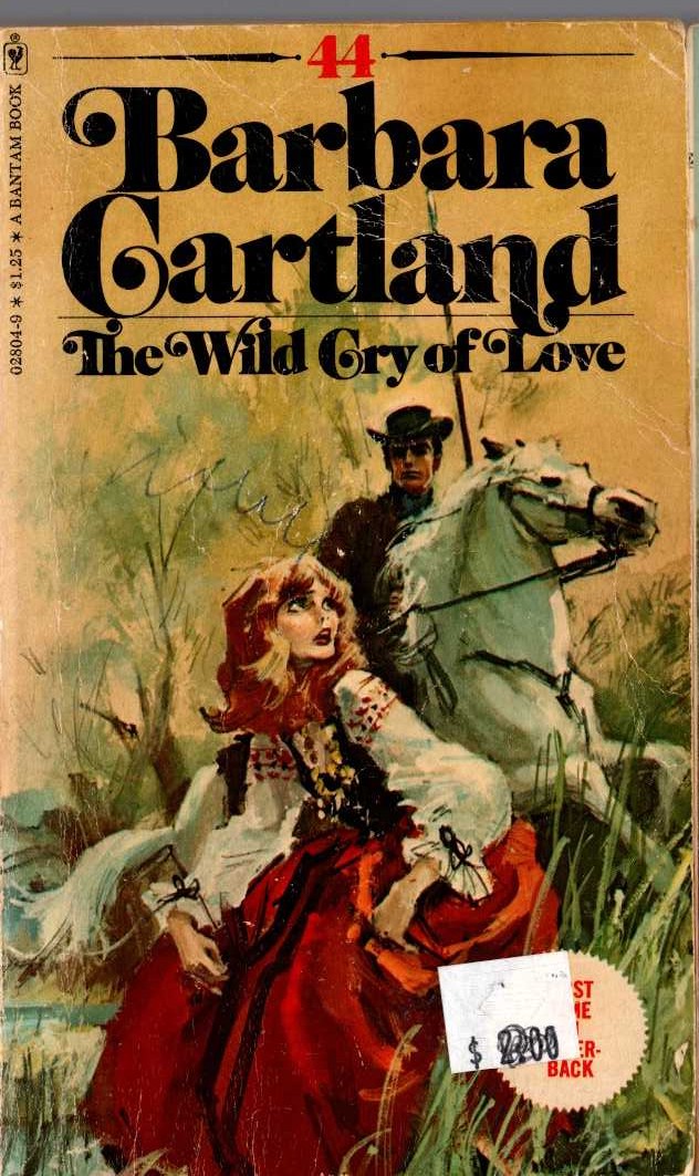 Barbara Cartland  THE WILD CRY OF LOVE front book cover image