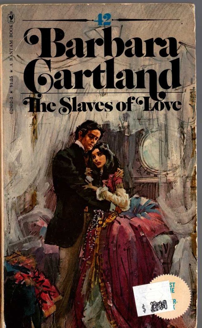 Barbara Cartland  THE SLAVES OF LOVE front book cover image