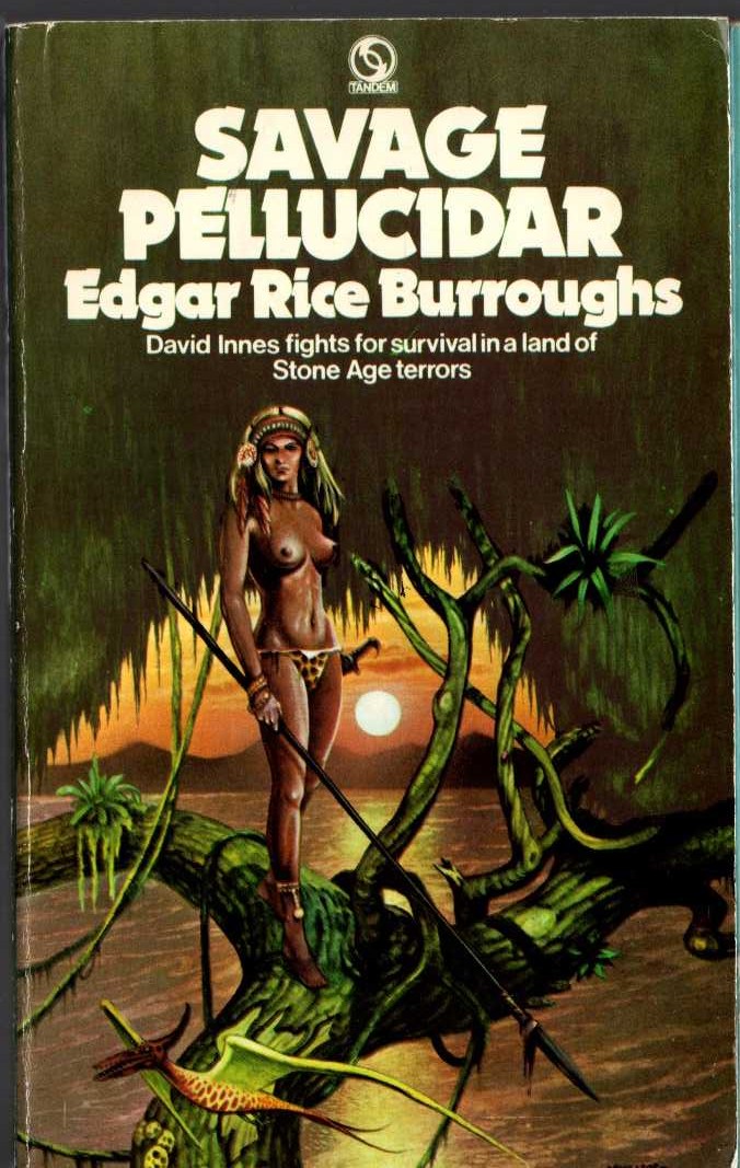 Edgar Rice Burroughs  SAVAGE PELLUCIDAR front book cover image