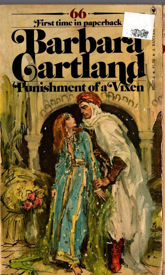 Barbara Cartland  PUNISHMENT FOR A VIXEN front book cover image