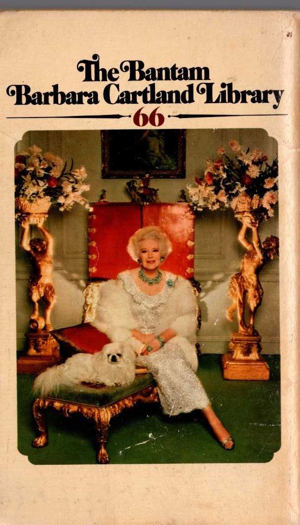 Barbara Cartland  PUNISHMENT FOR A VIXEN magnified rear book cover image