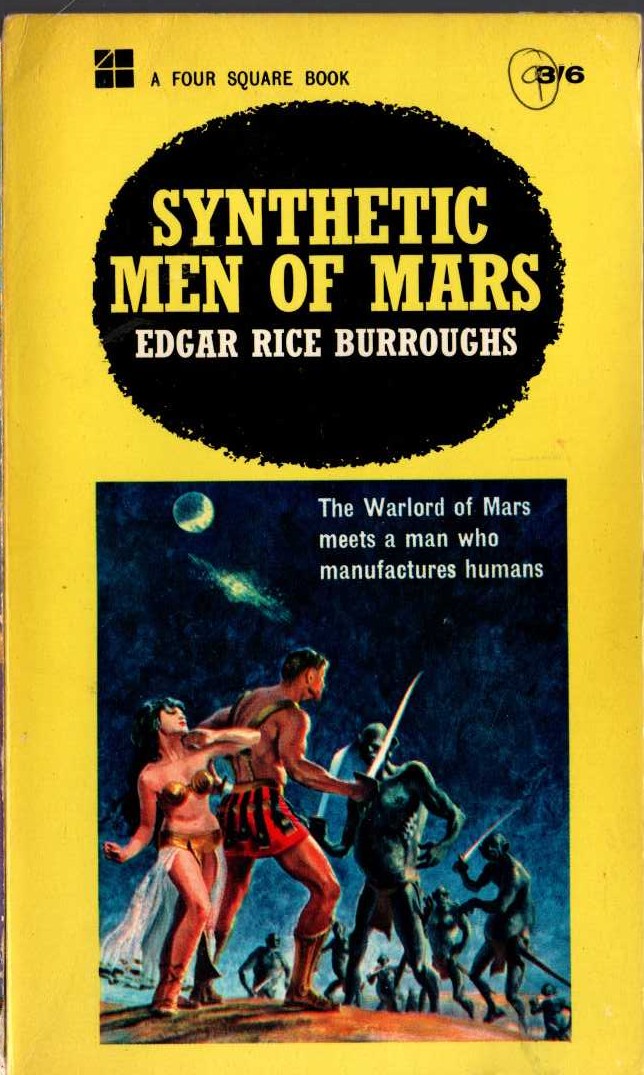 Edgar Rice Burroughs  SYNTHETIC MEN OF MARS front book cover image