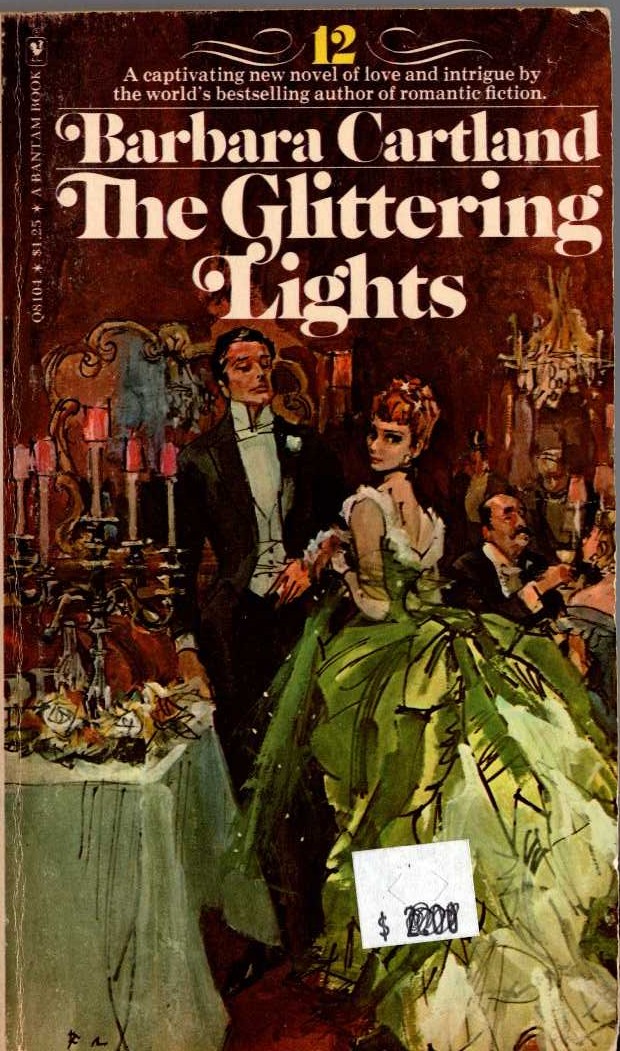 Barbara Cartland  THE GLITTERING LIGHTS front book cover image