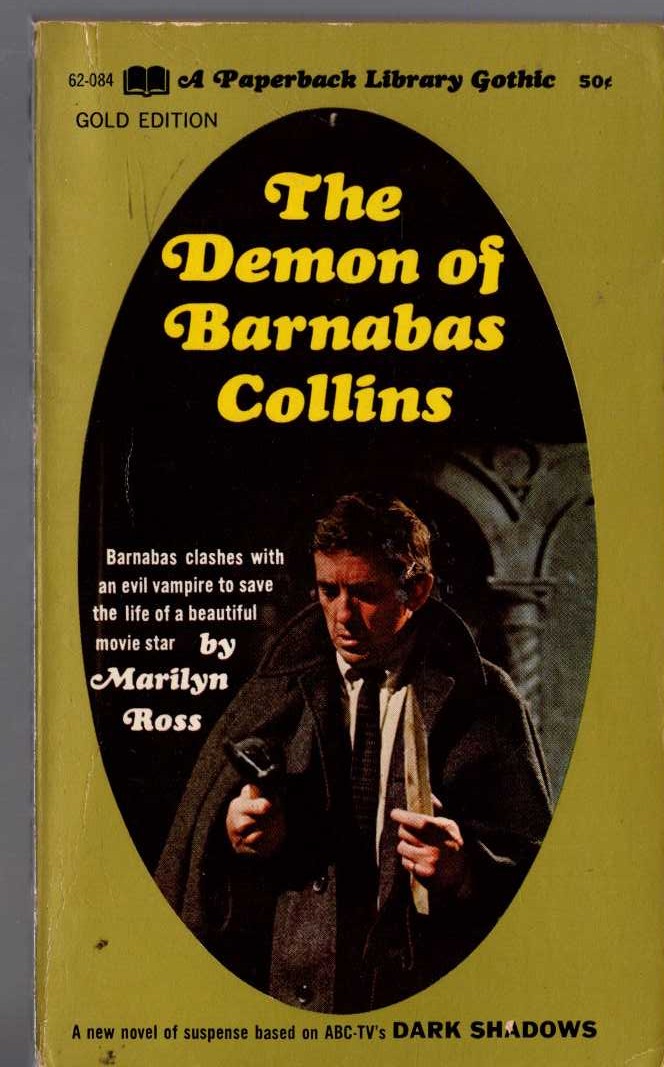 Marilyn Ross  THE DEMON OF BARNABAS COLLINS front book cover image