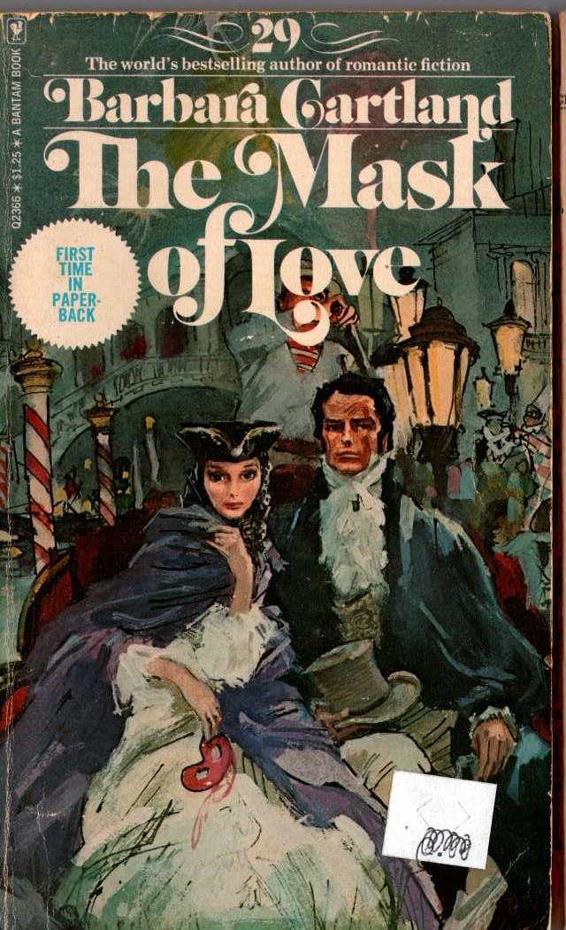 Barbara Cartland  THE MASK OF LOVE front book cover image