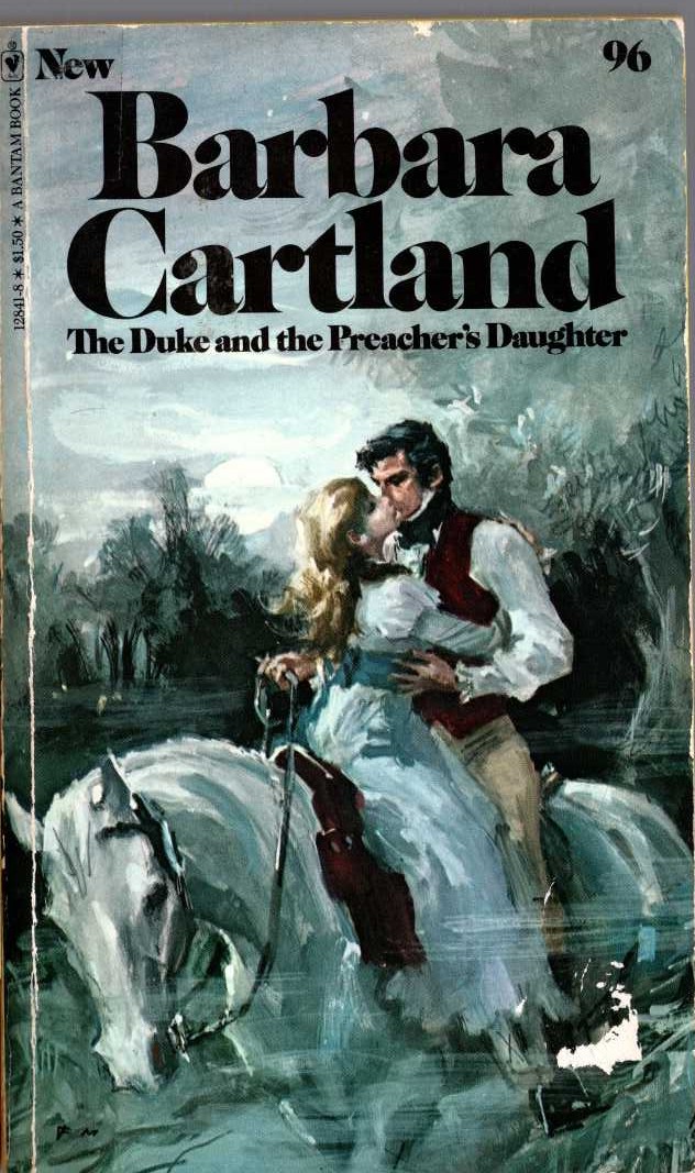 Barbara Cartland  THE DUKE AND THE PREACHER'S DAUGHTER front book cover image