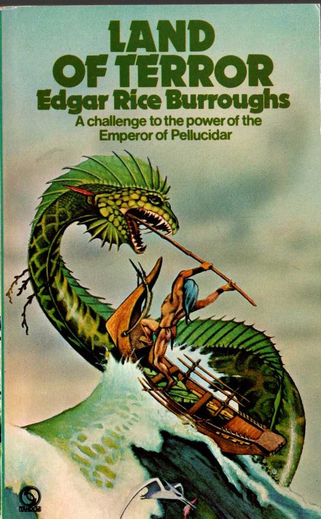 Edgar Rice Burroughs  LAND OF TERROR front book cover image
