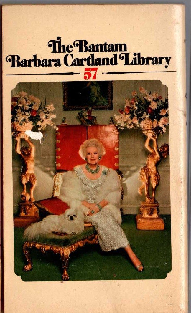 Barbara Cartland  VOTE FOR LOVE magnified rear book cover image