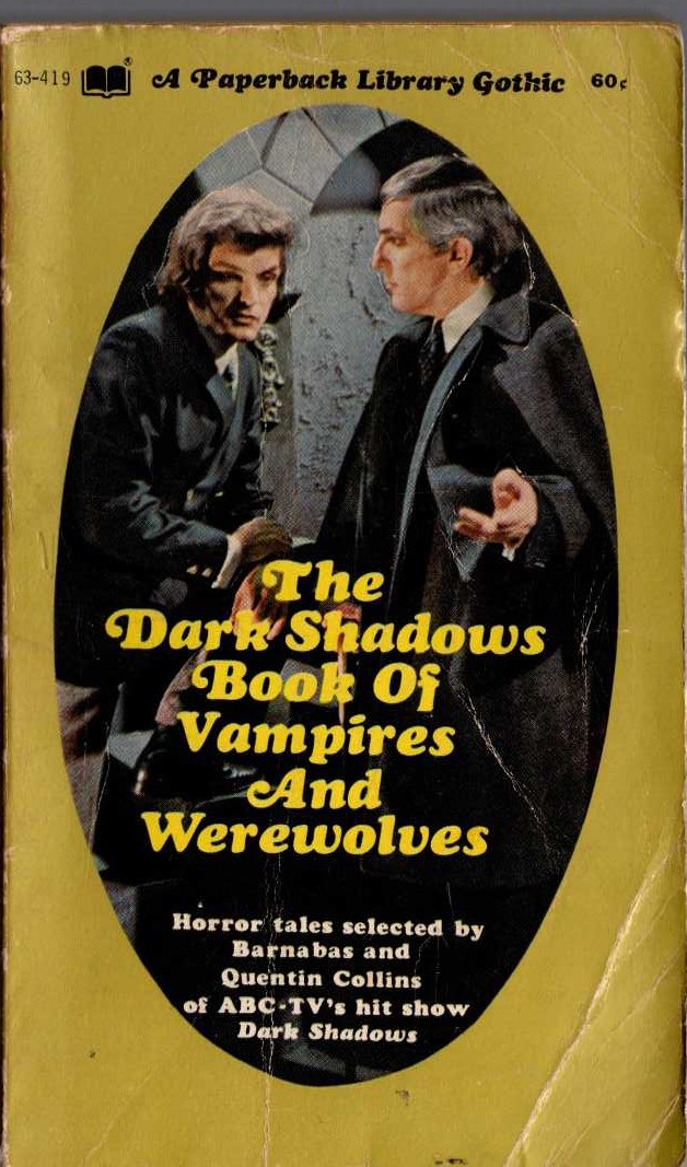 Marilyn Ross  THE DARK SHADOWS BOOK OF VAMPIRES AND WEREWOLVES front book cover image