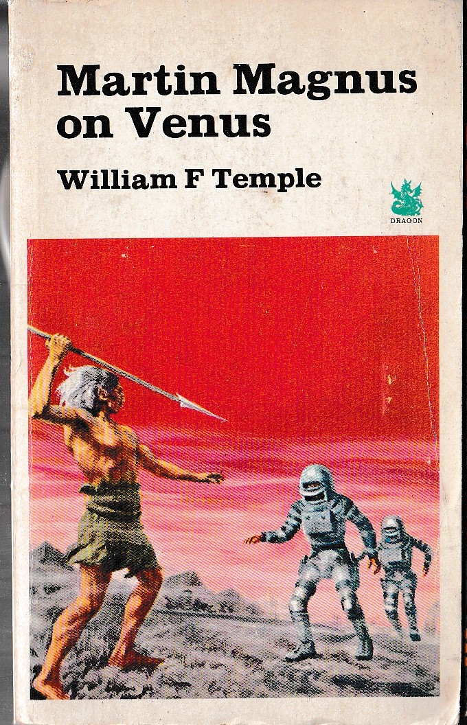 William F. Temple  MARTIN MAGNUS ON VENUS front book cover image