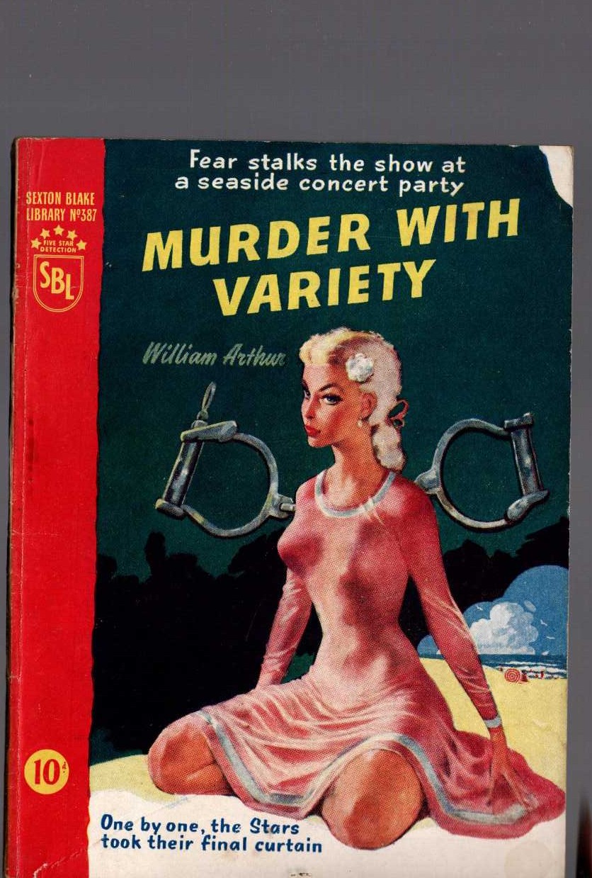 William Arthur  MURDER WITH VARIETY (Sexton Blake) front book cover image