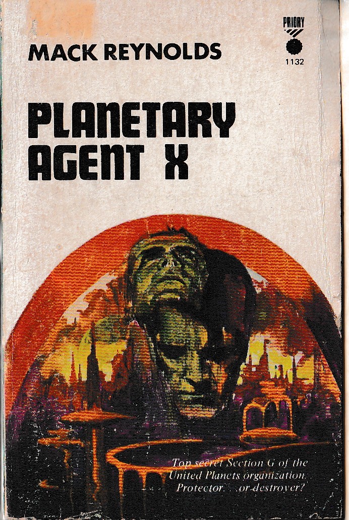 Mack Reynolds  PLANETARY AGENT X front book cover image