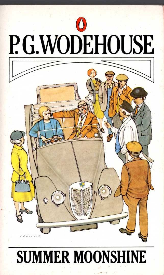 P.G. Wodehouse  SUMMER MOONSHINE front book cover image